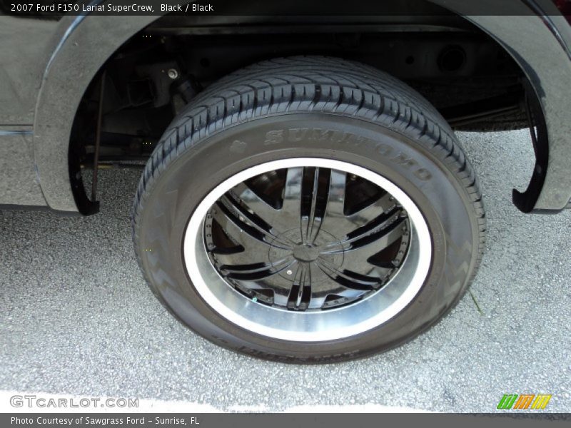 Black / Black 2007 Ford F150 Lariat SuperCrew