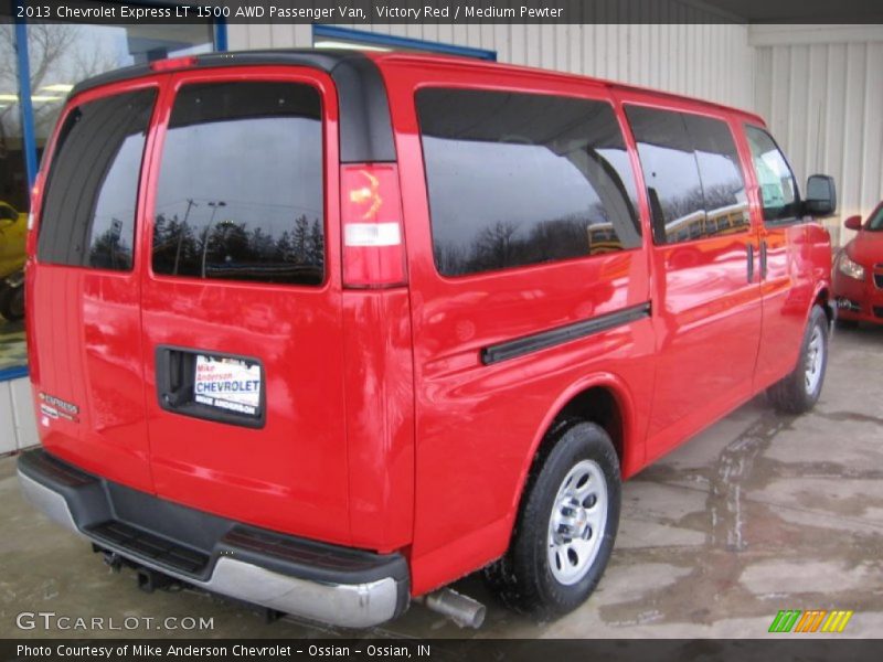 Victory Red / Medium Pewter 2013 Chevrolet Express LT 1500 AWD Passenger Van