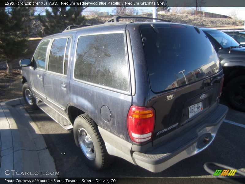 Medium Wedgewood Blue Metallic / Medium Graphite Grey 1999 Ford Explorer XLT AWD