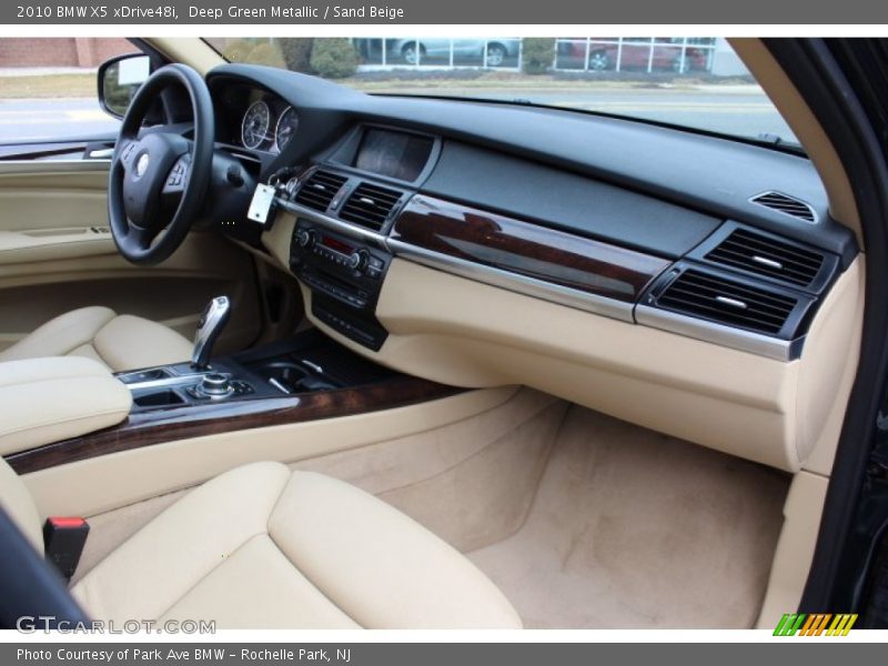 Deep Green Metallic / Sand Beige 2010 BMW X5 xDrive48i