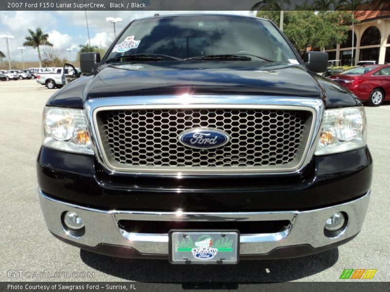Black / Black 2007 Ford F150 Lariat SuperCrew