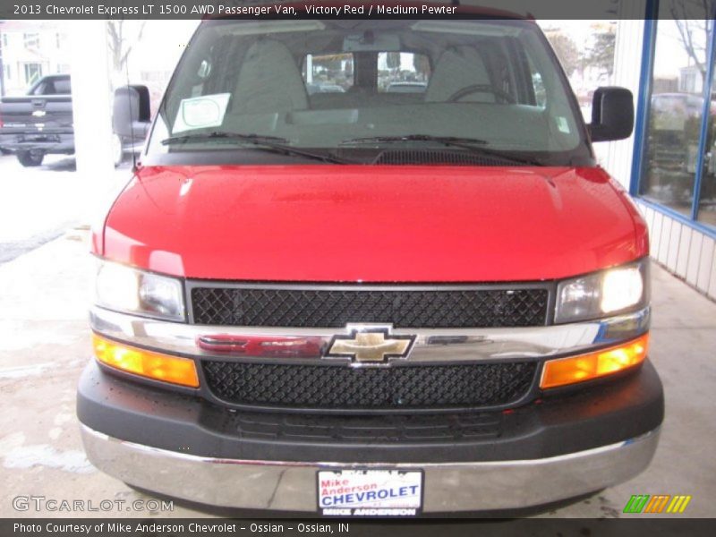 Victory Red / Medium Pewter 2013 Chevrolet Express LT 1500 AWD Passenger Van