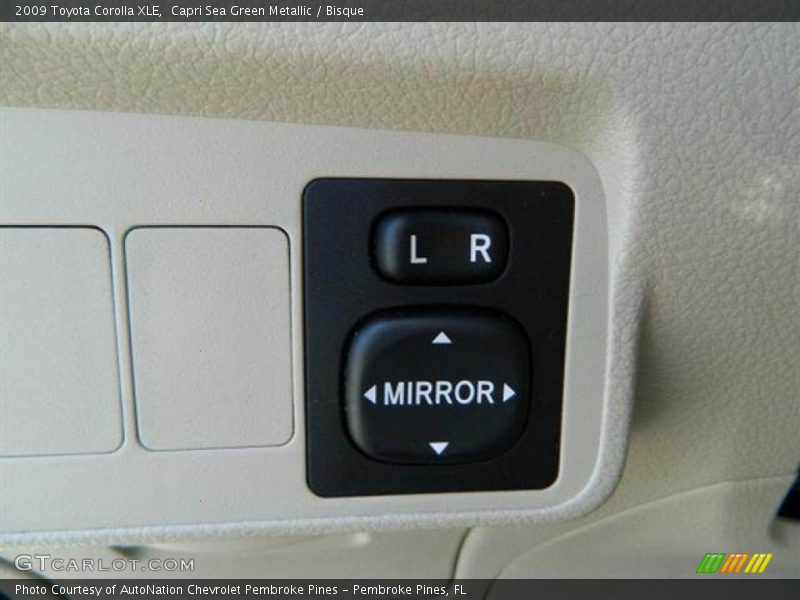 Capri Sea Green Metallic / Bisque 2009 Toyota Corolla XLE