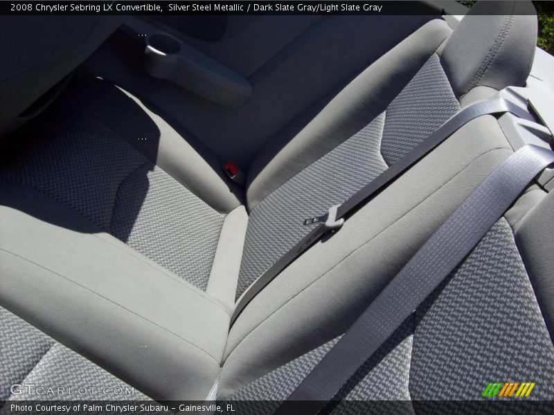 Silver Steel Metallic / Dark Slate Gray/Light Slate Gray 2008 Chrysler Sebring LX Convertible