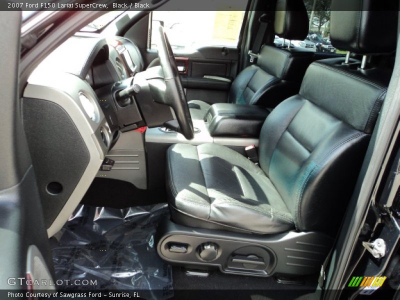 Black / Black 2007 Ford F150 Lariat SuperCrew