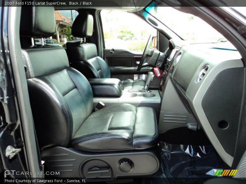 Black / Black 2007 Ford F150 Lariat SuperCrew