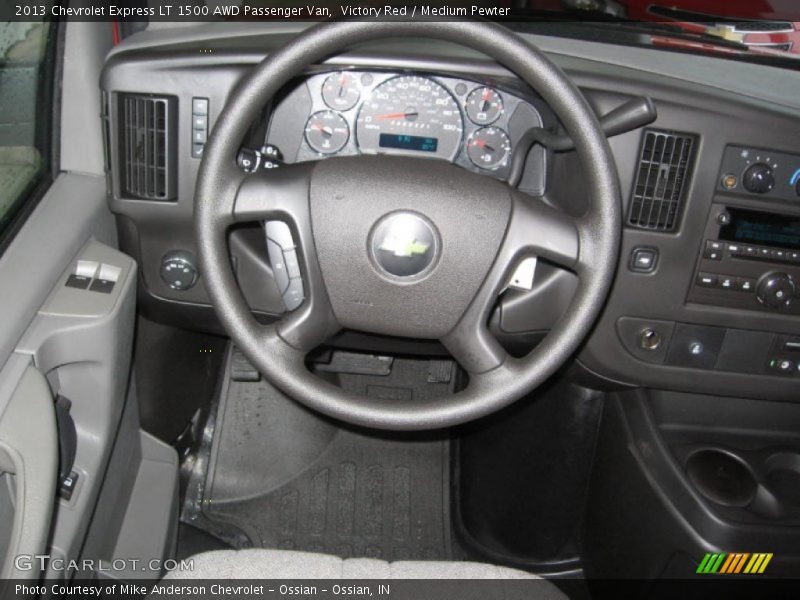 Victory Red / Medium Pewter 2013 Chevrolet Express LT 1500 AWD Passenger Van