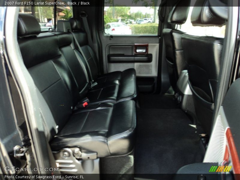 Black / Black 2007 Ford F150 Lariat SuperCrew