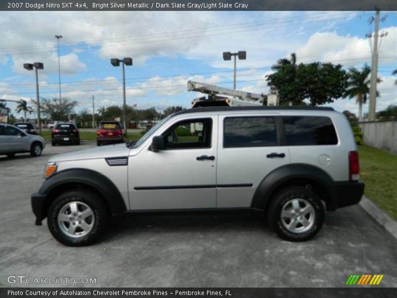 Bright Silver Metallic / Dark Slate Gray/Light Slate Gray 2007 Dodge Nitro SXT 4x4