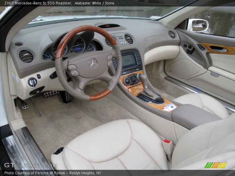 2007 SL 550 Roadster Stone Interior
