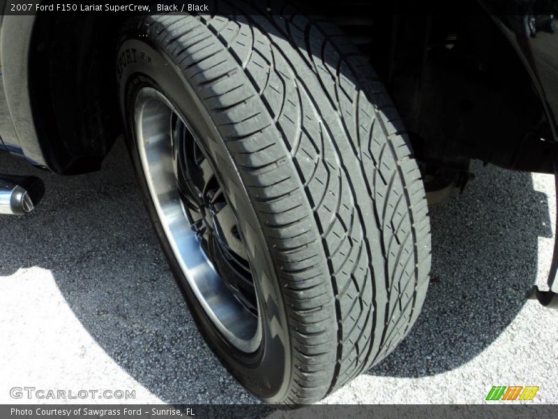 Black / Black 2007 Ford F150 Lariat SuperCrew
