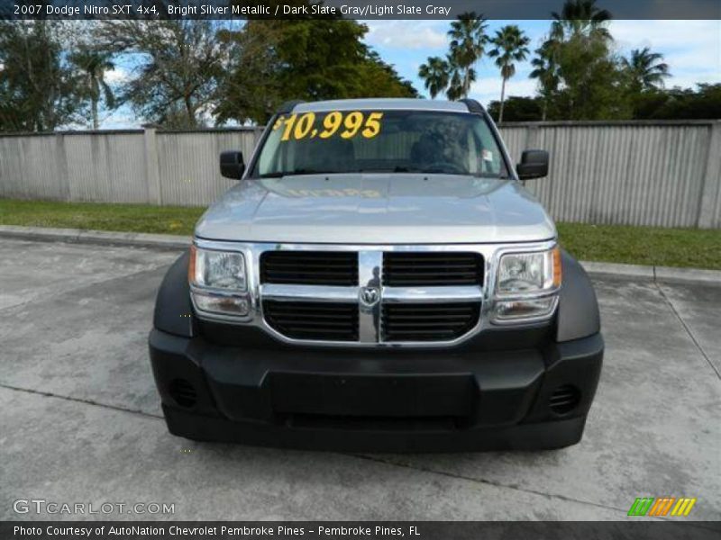 Bright Silver Metallic / Dark Slate Gray/Light Slate Gray 2007 Dodge Nitro SXT 4x4