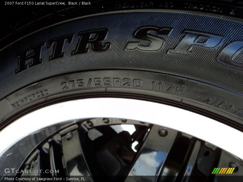Black / Black 2007 Ford F150 Lariat SuperCrew