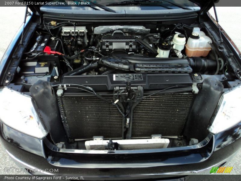 Black / Black 2007 Ford F150 Lariat SuperCrew