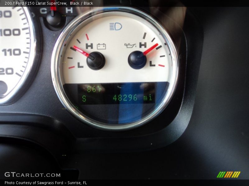 Black / Black 2007 Ford F150 Lariat SuperCrew