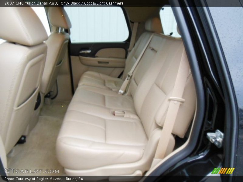 Onyx Black / Cocoa/Light Cashmere 2007 GMC Yukon Denali AWD