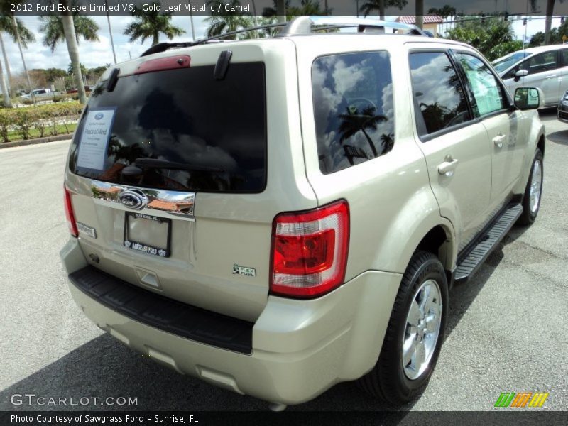 Gold Leaf Metallic / Camel 2012 Ford Escape Limited V6