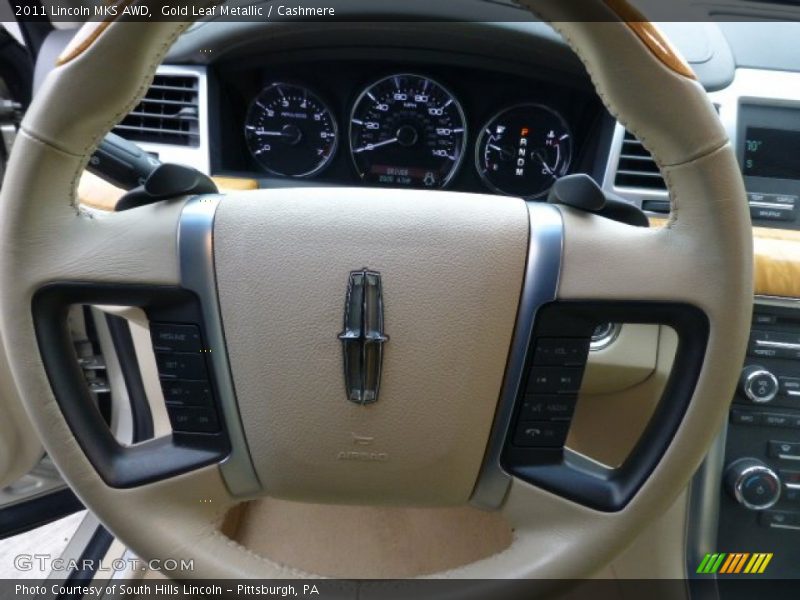 Gold Leaf Metallic / Cashmere 2011 Lincoln MKS AWD