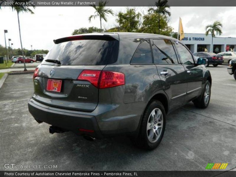 Nimbus Gray Metallic / Parchment 2007 Acura MDX