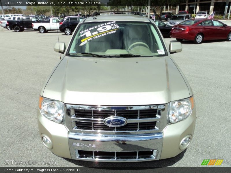 Gold Leaf Metallic / Camel 2012 Ford Escape Limited V6