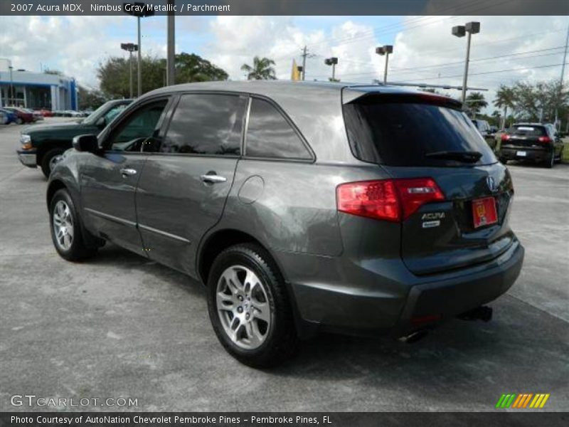 Nimbus Gray Metallic / Parchment 2007 Acura MDX