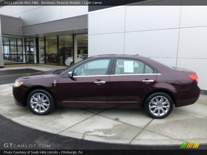 Bordeaux Reserve Metallic / Light Camel 2011 Lincoln MKZ FWD