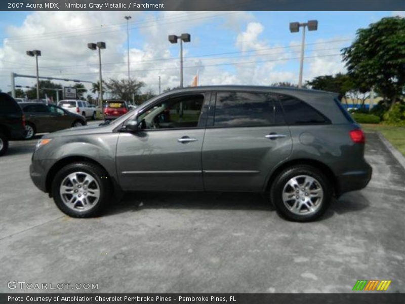 Nimbus Gray Metallic / Parchment 2007 Acura MDX