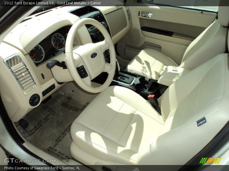  2012 Escape Limited V6 Camel Interior