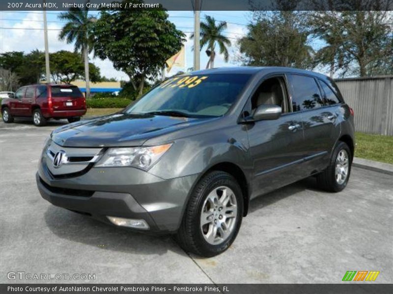 Nimbus Gray Metallic / Parchment 2007 Acura MDX