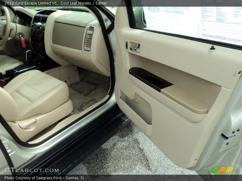 Gold Leaf Metallic / Camel 2012 Ford Escape Limited V6