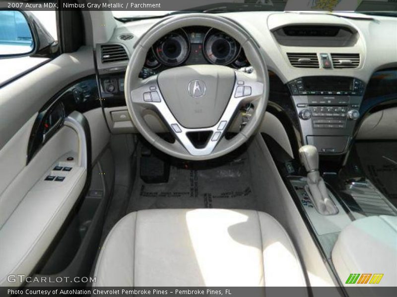 Nimbus Gray Metallic / Parchment 2007 Acura MDX