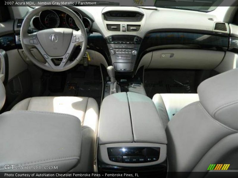 Nimbus Gray Metallic / Parchment 2007 Acura MDX