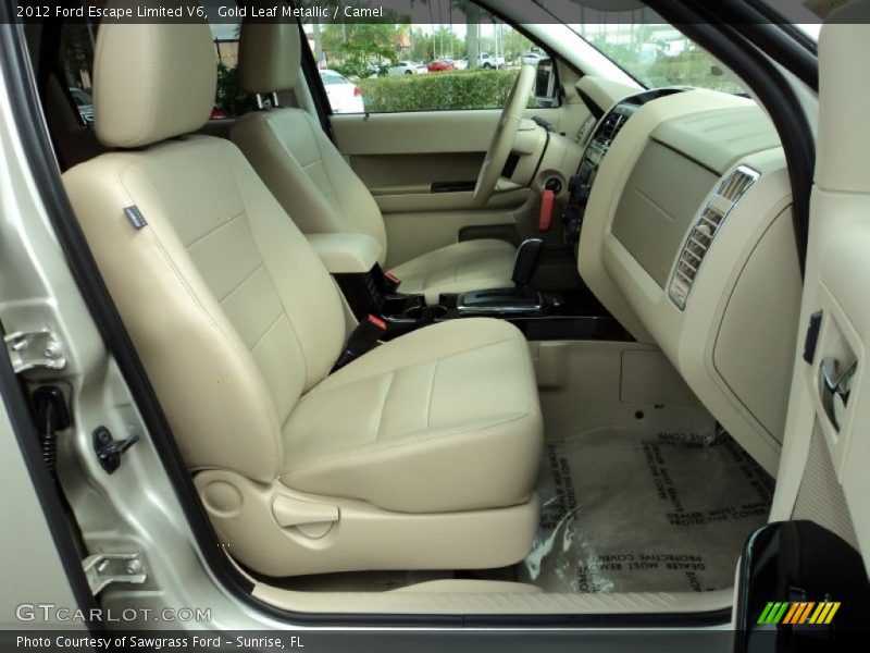 Front Seat of 2012 Escape Limited V6