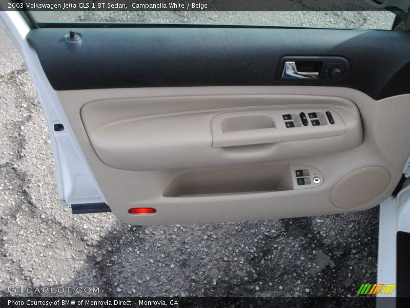Campanella White / Beige 2003 Volkswagen Jetta GLS 1.8T Sedan