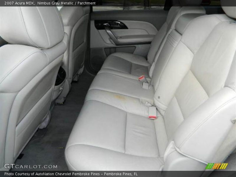 Nimbus Gray Metallic / Parchment 2007 Acura MDX