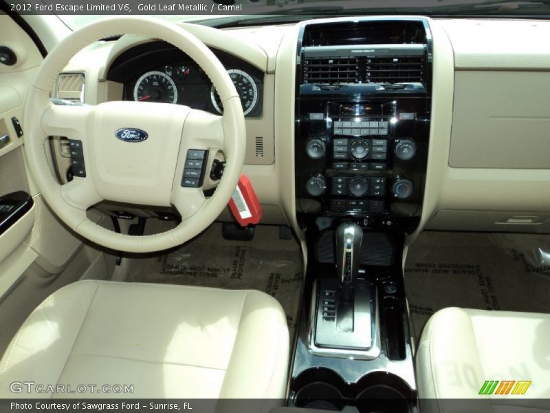 Gold Leaf Metallic / Camel 2012 Ford Escape Limited V6
