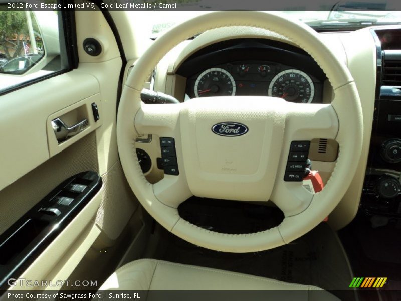 Gold Leaf Metallic / Camel 2012 Ford Escape Limited V6