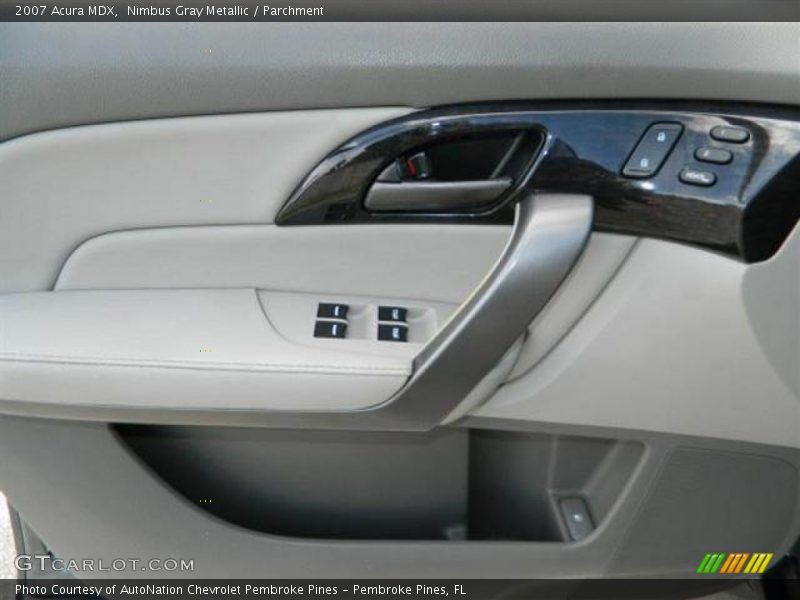 Nimbus Gray Metallic / Parchment 2007 Acura MDX