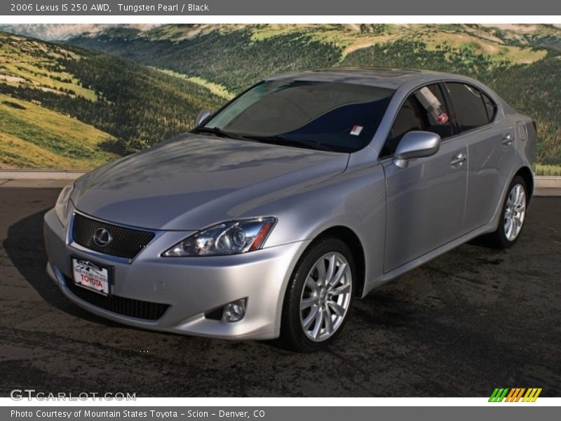 Tungsten Pearl / Black 2006 Lexus IS 250 AWD