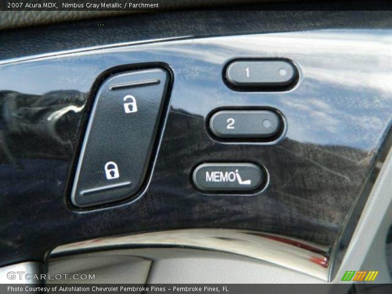 Nimbus Gray Metallic / Parchment 2007 Acura MDX