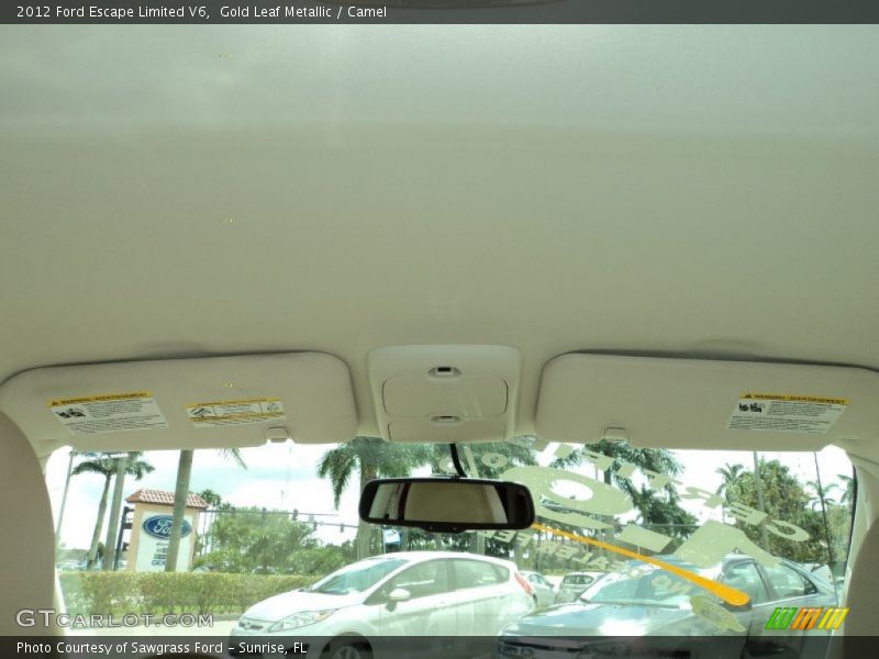 Gold Leaf Metallic / Camel 2012 Ford Escape Limited V6