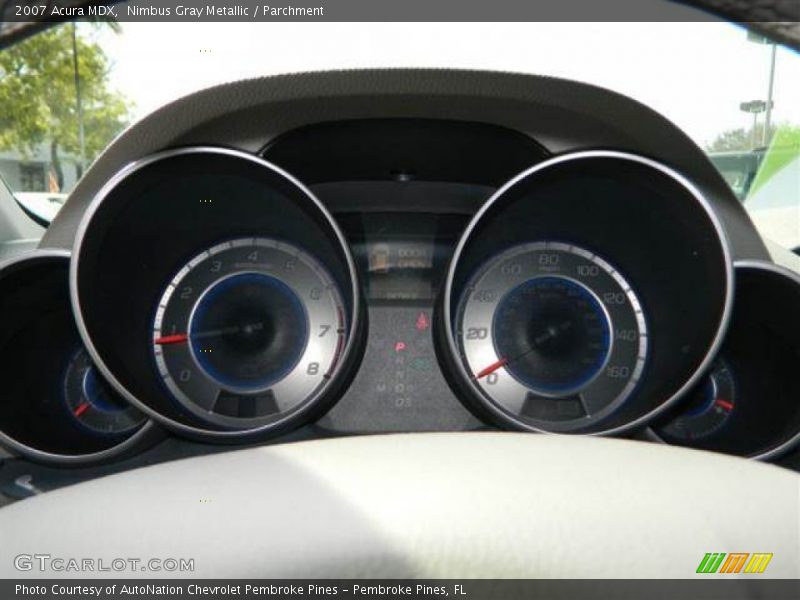 Nimbus Gray Metallic / Parchment 2007 Acura MDX