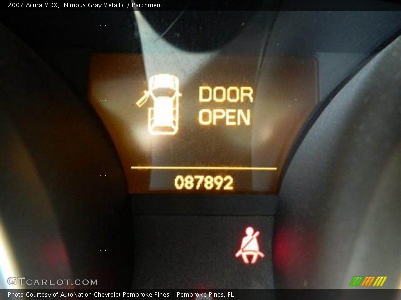Nimbus Gray Metallic / Parchment 2007 Acura MDX