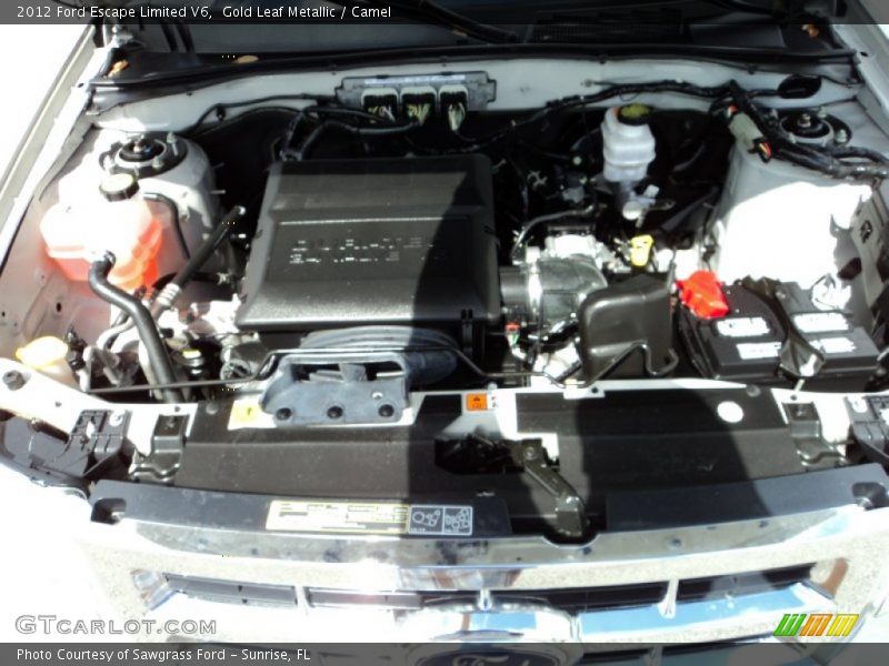 Gold Leaf Metallic / Camel 2012 Ford Escape Limited V6