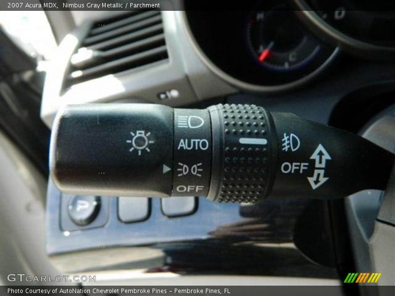 Nimbus Gray Metallic / Parchment 2007 Acura MDX
