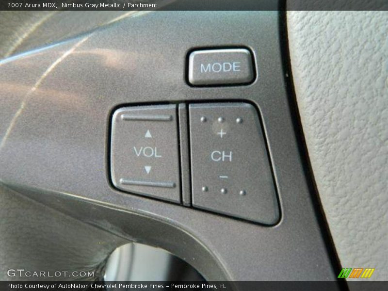 Nimbus Gray Metallic / Parchment 2007 Acura MDX