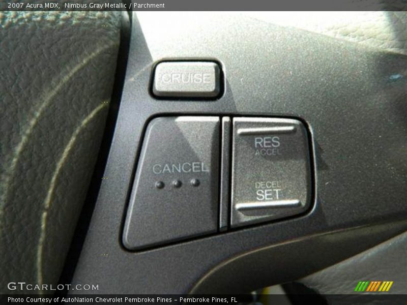 Nimbus Gray Metallic / Parchment 2007 Acura MDX