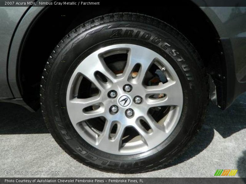 Nimbus Gray Metallic / Parchment 2007 Acura MDX