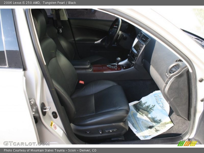 Tungsten Pearl / Black 2006 Lexus IS 250 AWD