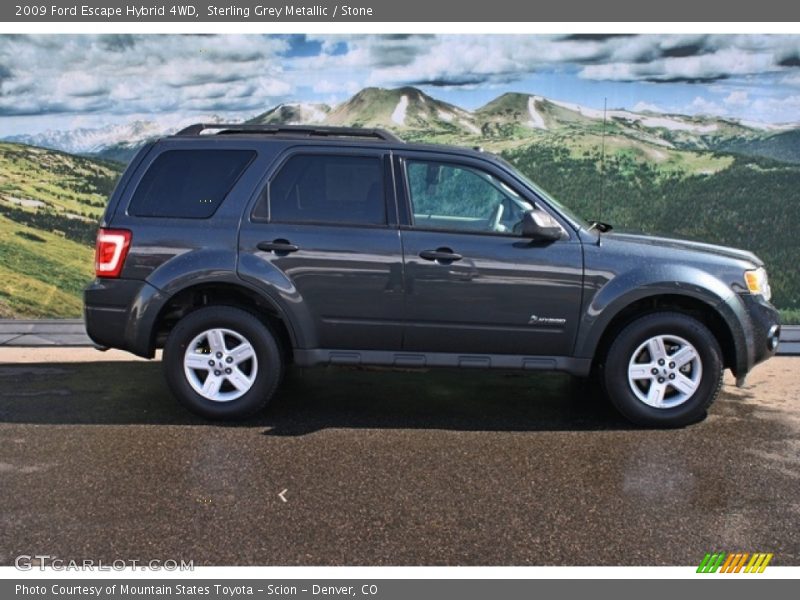 Sterling Grey Metallic / Stone 2009 Ford Escape Hybrid 4WD
